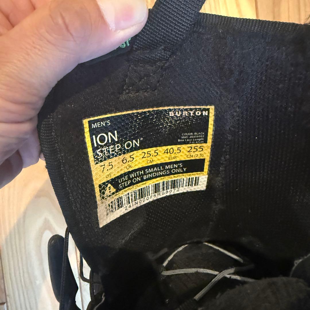 Burton Ionステップオン ワイド25.5cmスノーボードブーツ バートン
