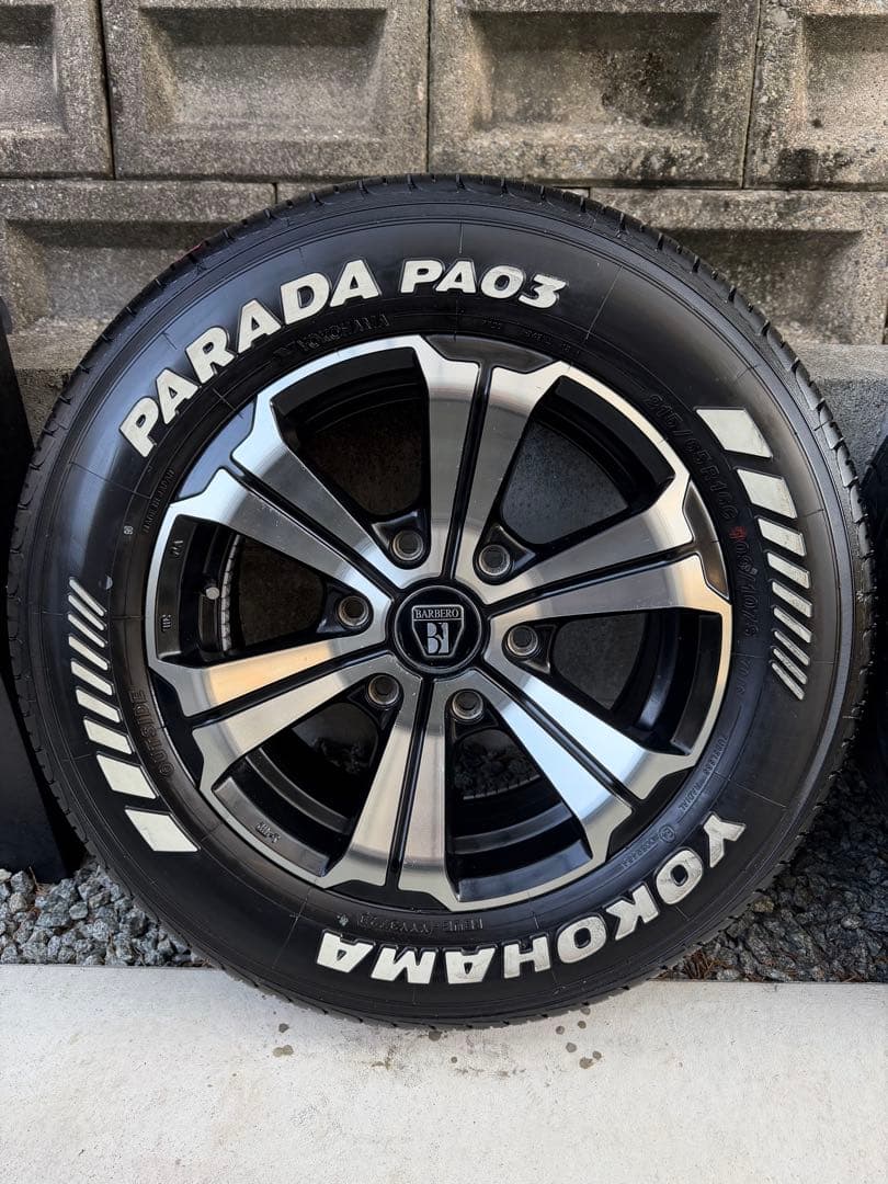 YOKOHAMA PARADA PA03 タイヤホイール4本セット ハイエース