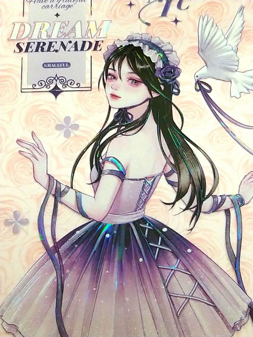 ✩再販✩J769＃足尖轻舞(贝壳光)切り売り海外人物マステ女の子