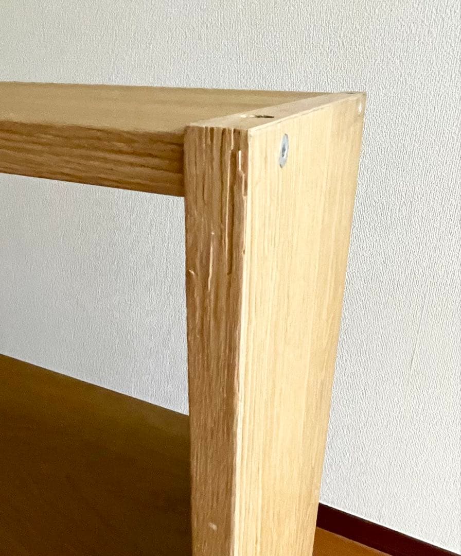 【週末限定値下】　無印良品　スタッキングシェルフ・ワイド・2段・オーク材