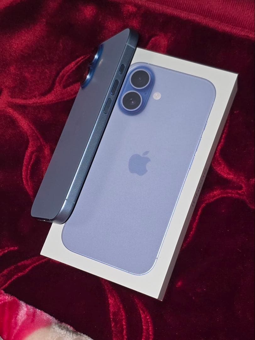 Apple iPhone 17ミストブルー 本体と充電ケーブル