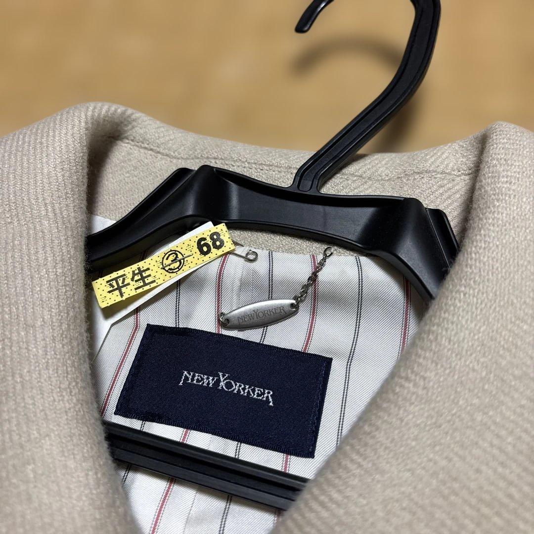 美品NEWYORKER ベージュ ピーコート 13