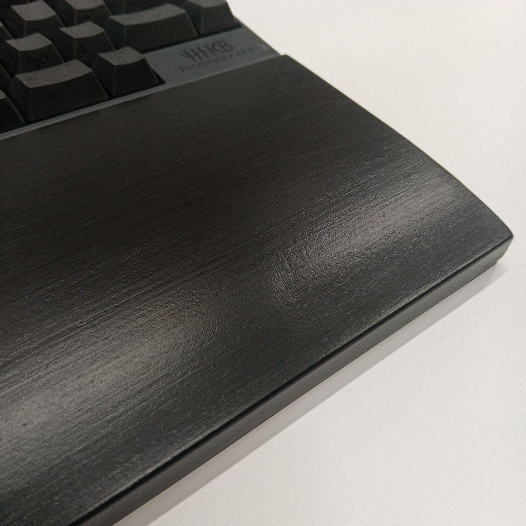 パイン集成材 HHKB用 手作りパームレスト兼キーボードルーフ シン漆黒