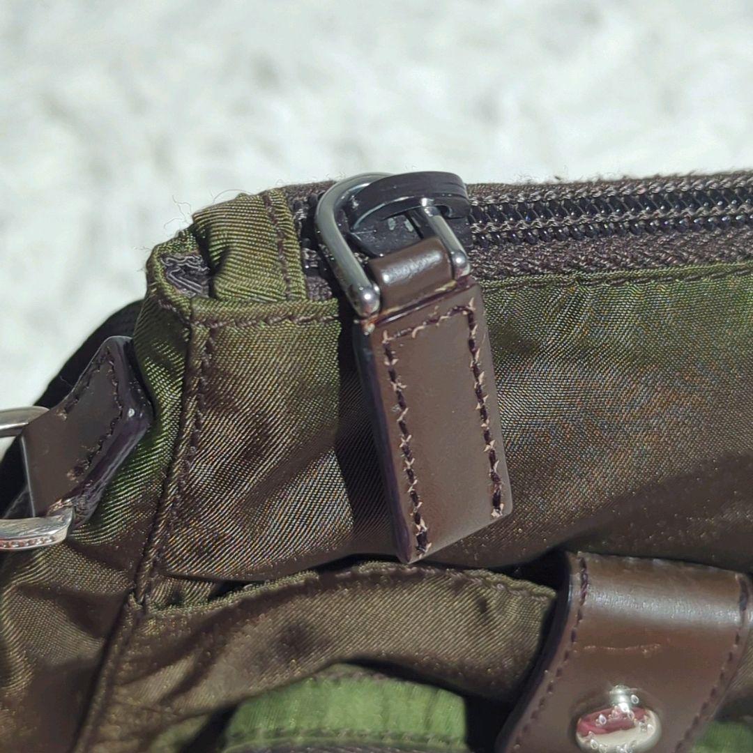 〈極美品〉PRADA 三角ロゴ ウエストポーチ レザーベルト Lサイズ