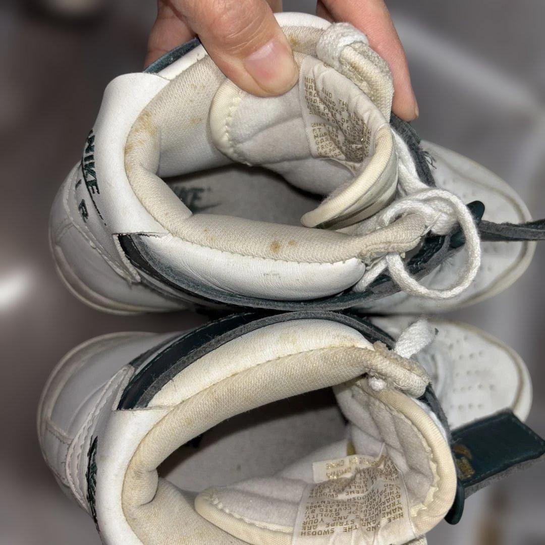 Nike Air force1 ハイカットシューズ ホワイト/グリーン