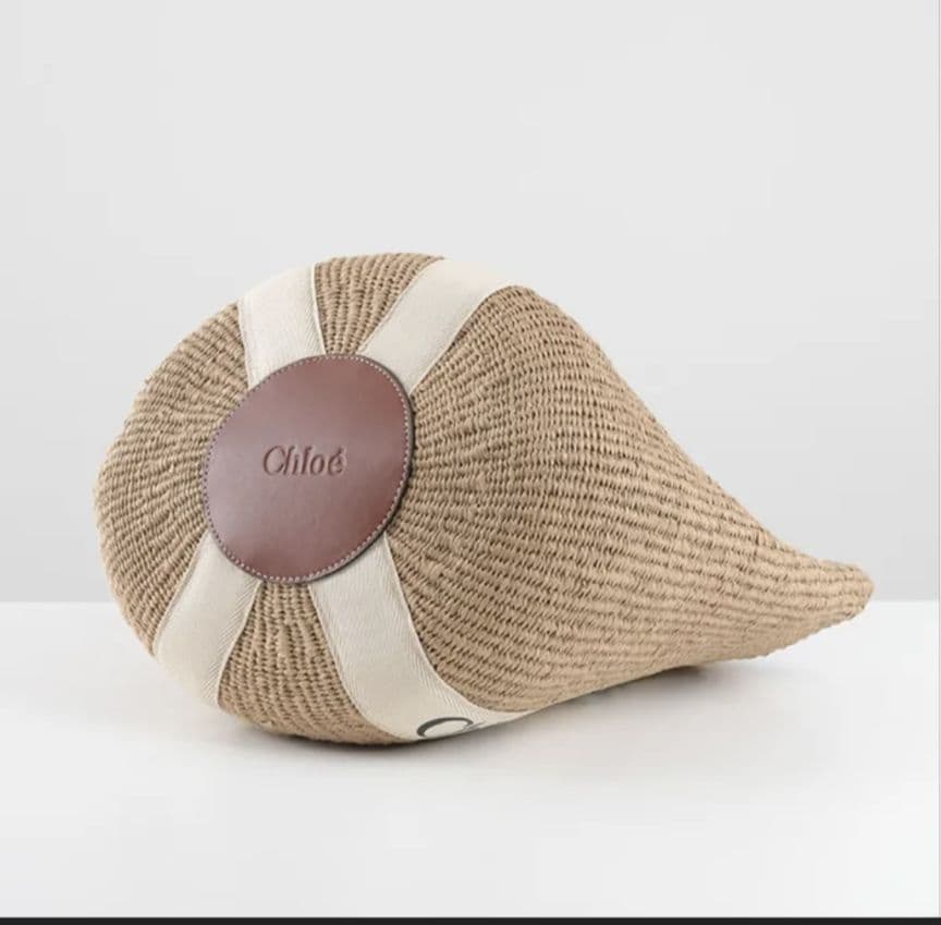 新品Chloe クロエ Woody ウッデイ ラージ バスケット バッグホワイト