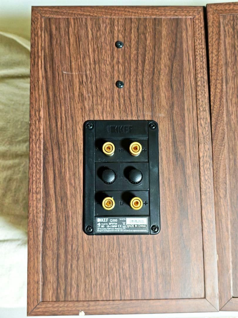 良品 KEF ケーイーエフ Q300 ブックシェルフスピーカー スタンド付き