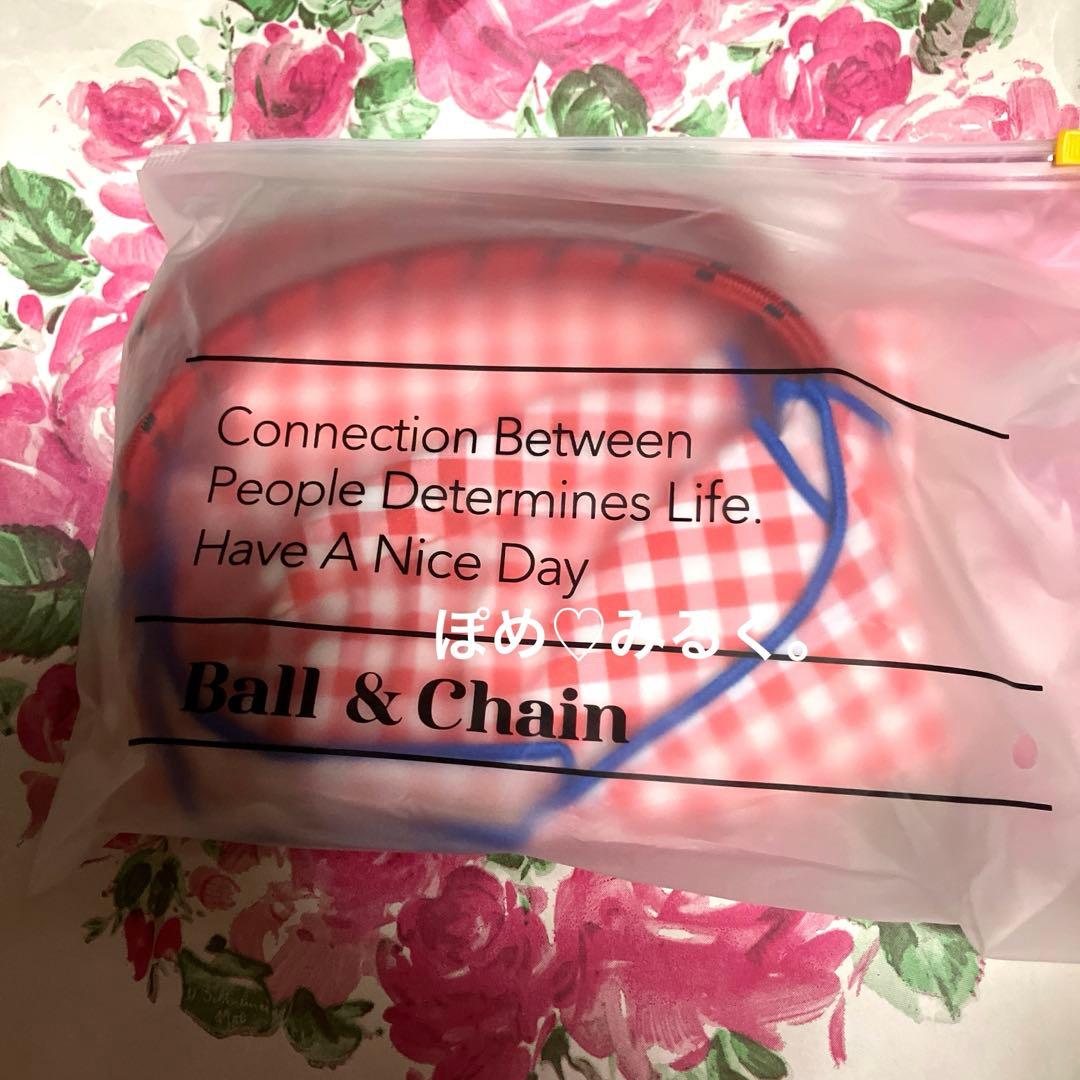 Hello kitty★サンリオBall&Chainコラボバッグ♡レッドM★新品