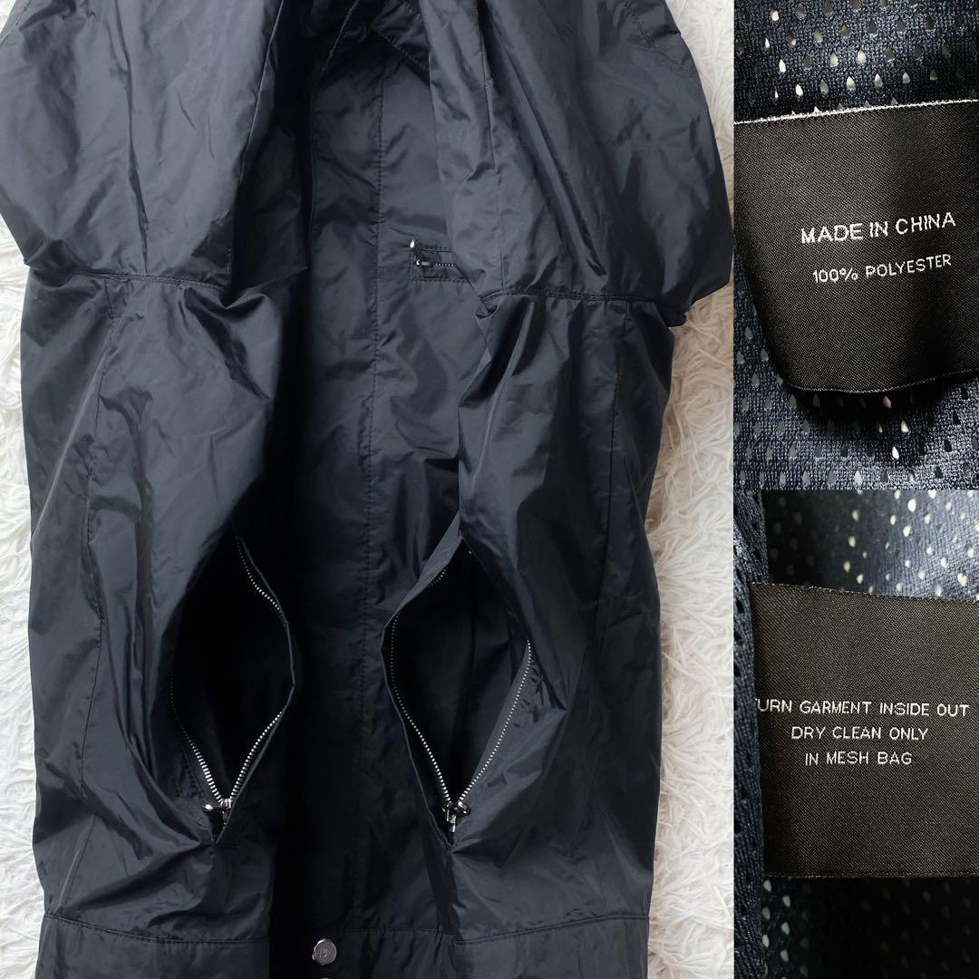 11未使用級 HYDROGEN ハイドロゲン ナイロンジャケット ゴルフ M 黒