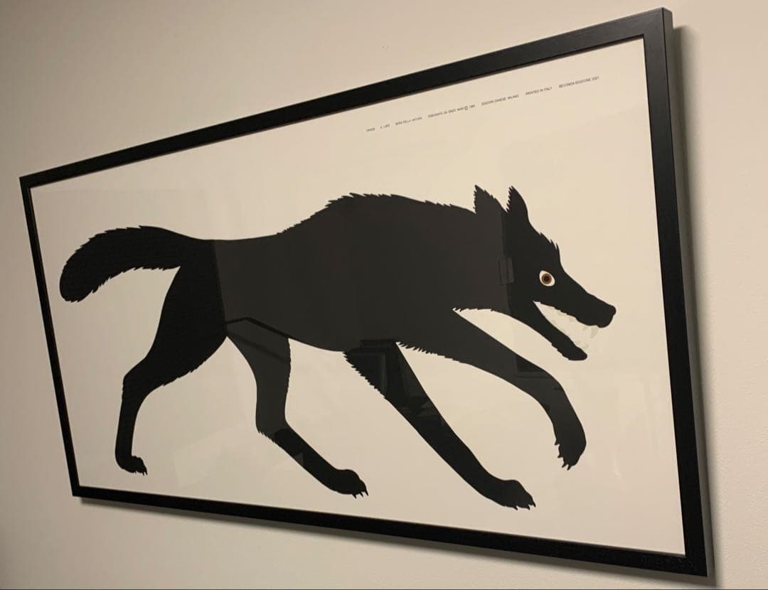 DANESE ダネーゼ EnzoMari エンツォマリ オオカミ　ポスター