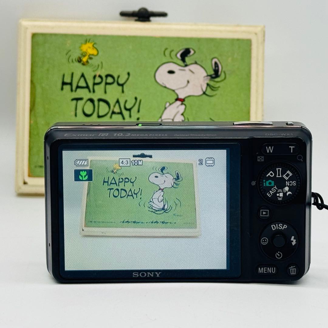 【美品】SONY Cyber-shot DSC-WX10 ブラック 箱付き