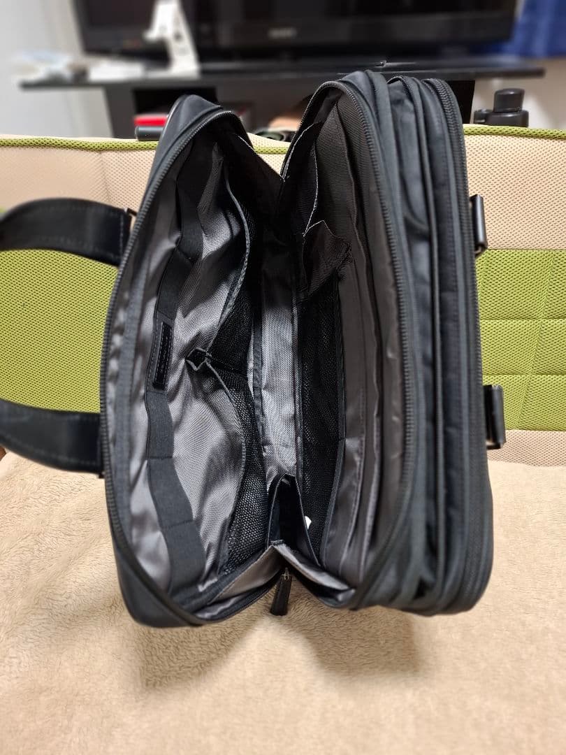 美品!サムソナイト エピッド3 ブリーフケース エキスパンダブル フルブラック