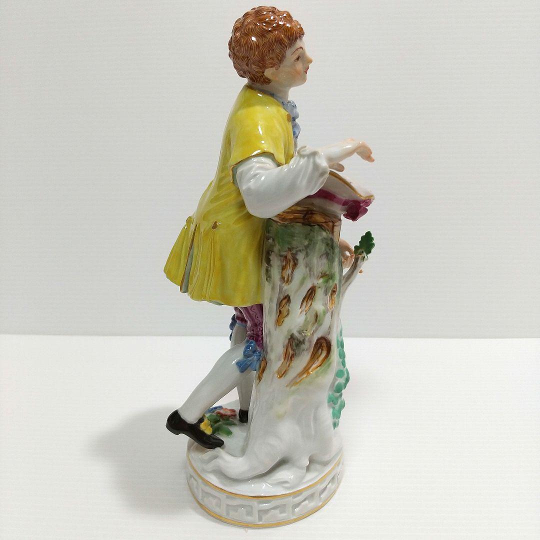 マイセン 鳥の巣を持つ少年 人形 フィギュリン 置物 meissen