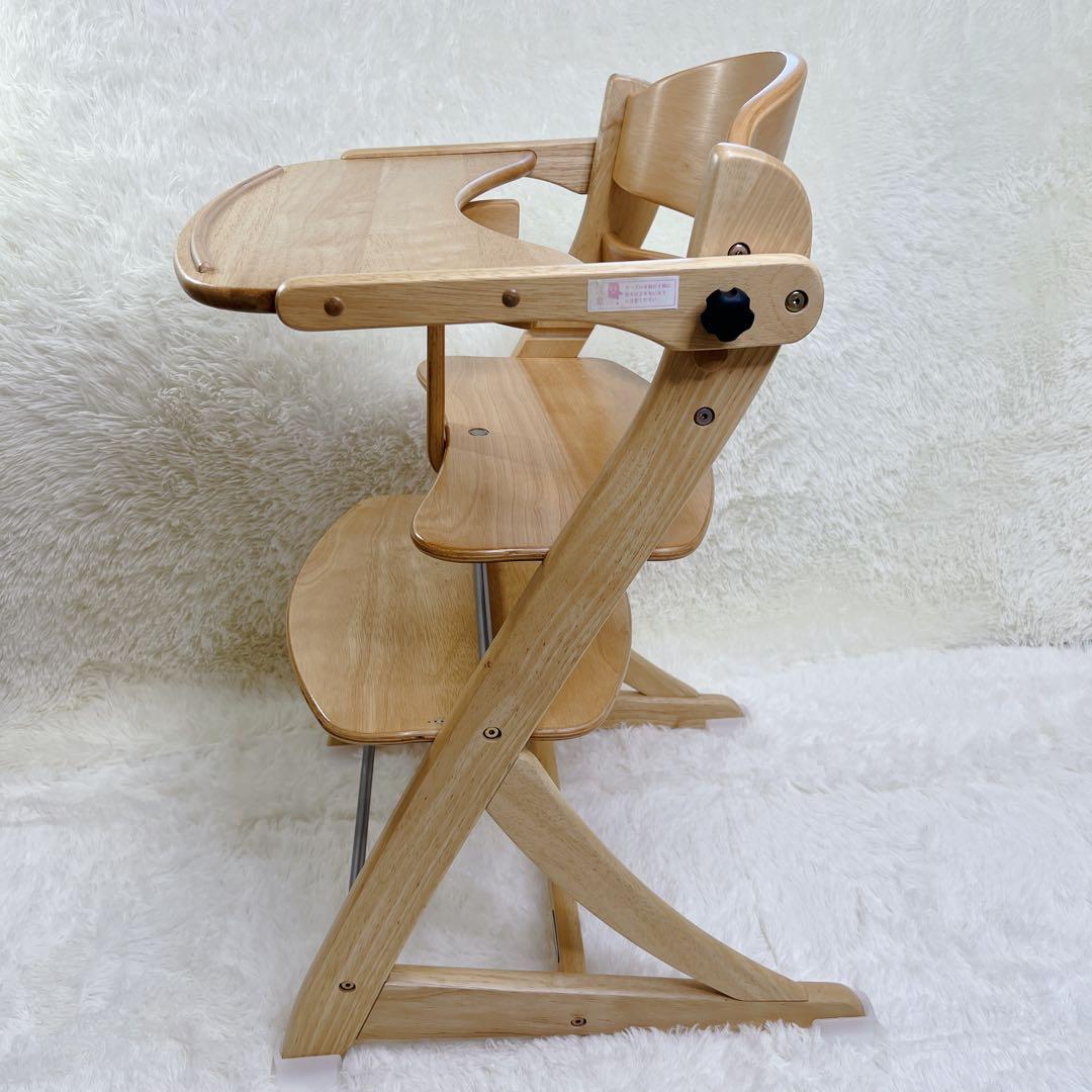 【美品】【付属品有】 大和屋 すくすくチェア イーエヌ テーブル&ガード付