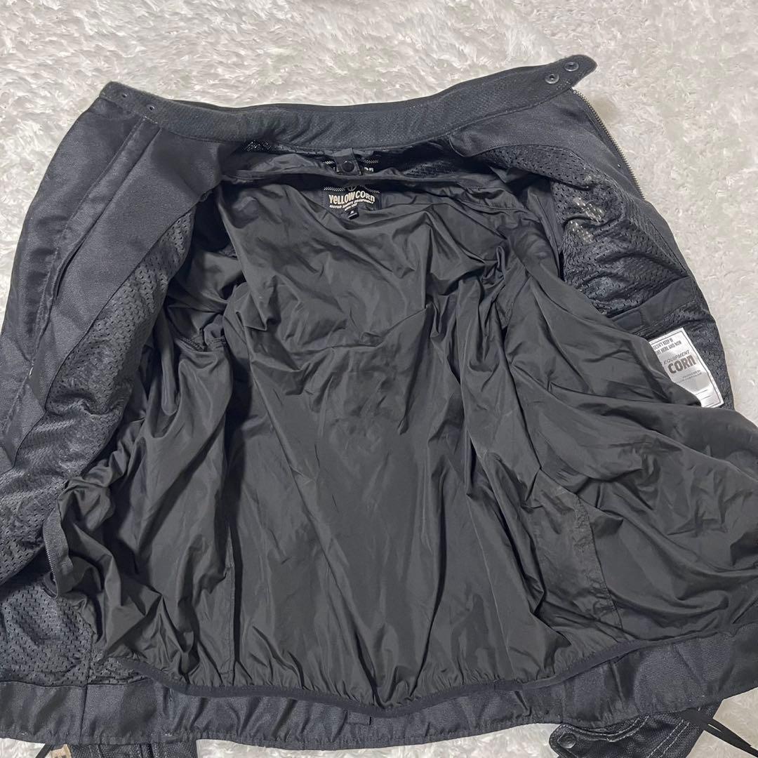 YELLOW CORN バイクジャケット 3L プロテクター付　チタン