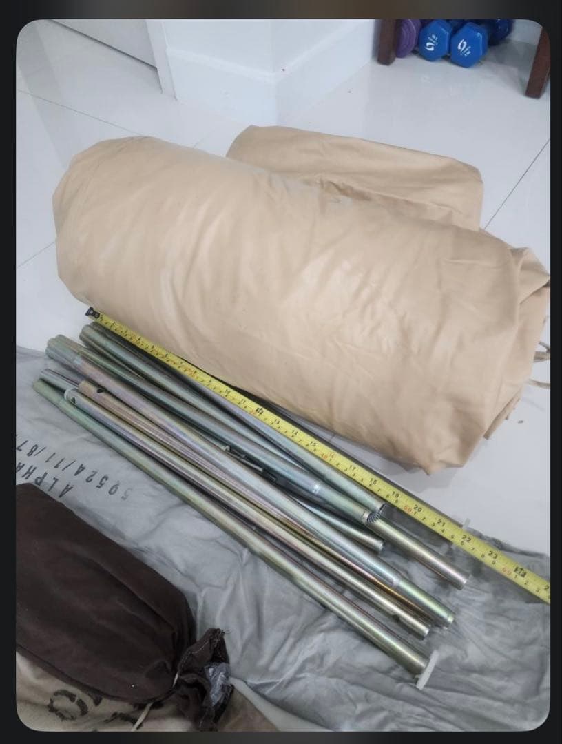 POUCH プーフ ビンテージテント レア ヴィンテージ ドイツ製 コットン