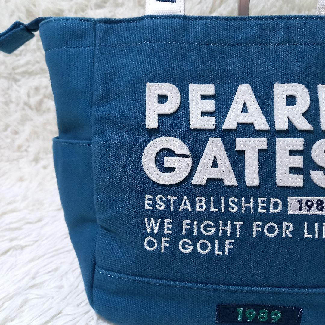 ●良品● パーリーゲイツ　ワッペン　スマイル　ゴルフ　カートバッグ　チャーム付き