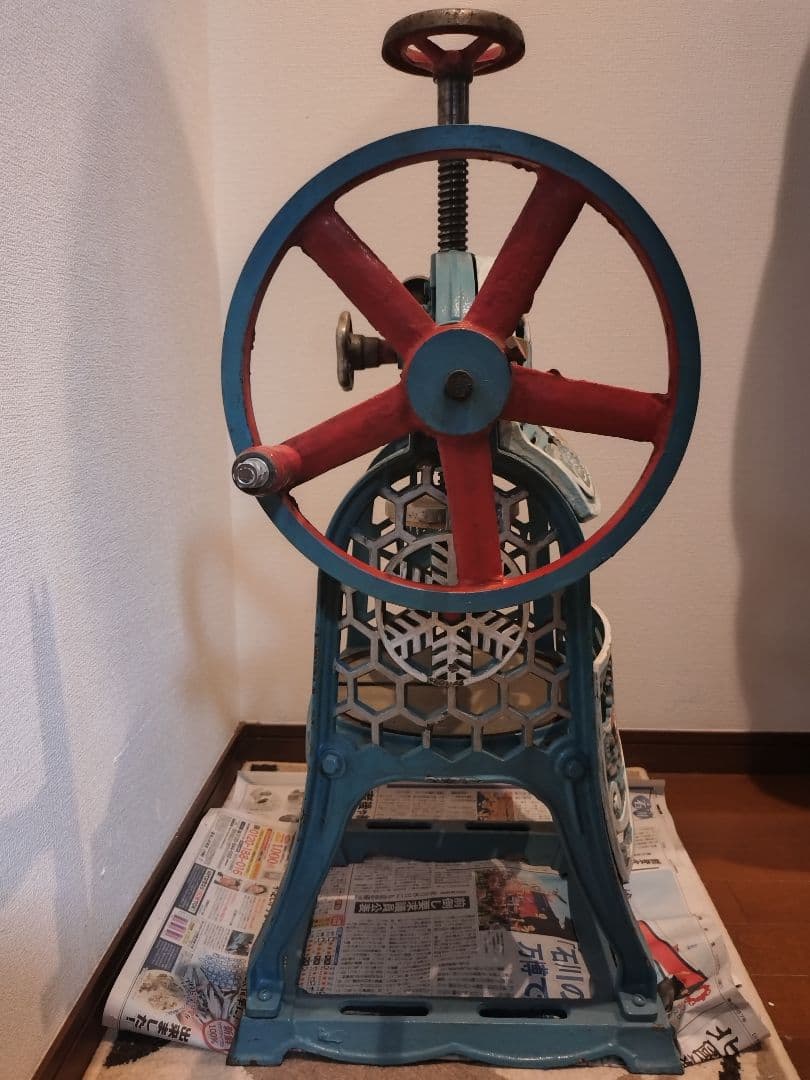 #希少#レトロかき氷機#手動式#古いかき氷機#氷削機#