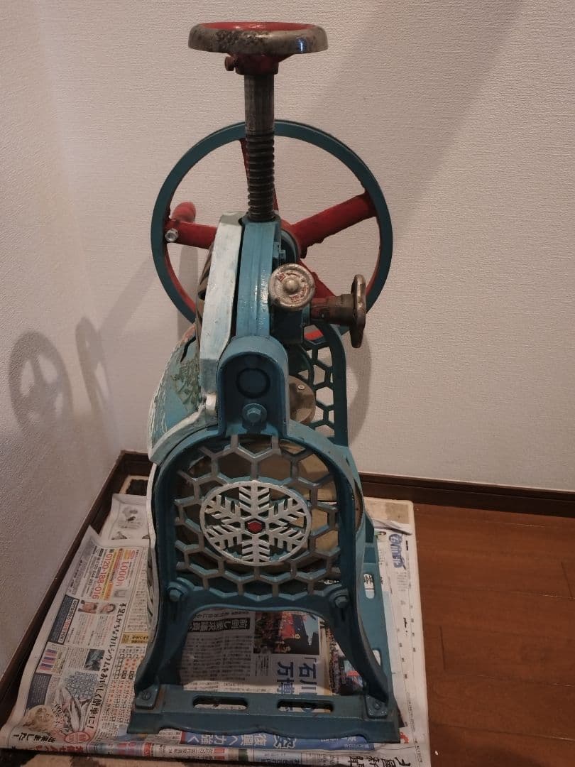 #希少#レトロかき氷機#手動式#古いかき氷機#氷削機#