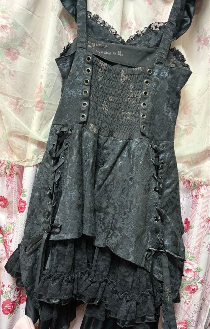 h.NAOTO FRILL フリル ジャンパースカート