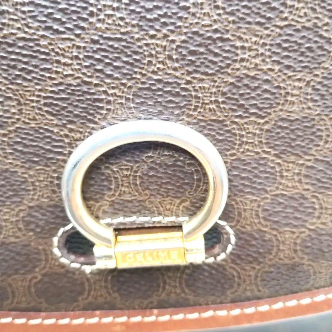 CELINE　セリーヌ　ショルダーバッグ　マカダム柄　オールドセリーヌ