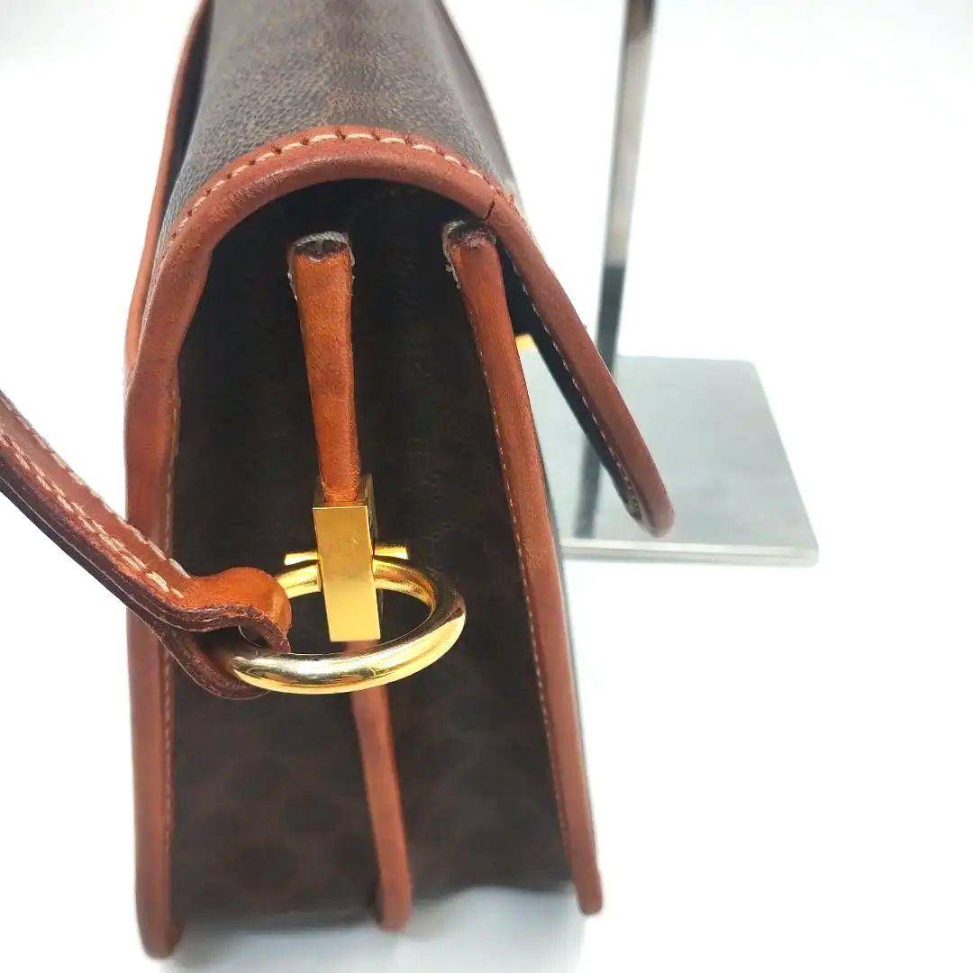 CELINE　セリーヌ　ショルダーバッグ　マカダム柄　オールドセリーヌ