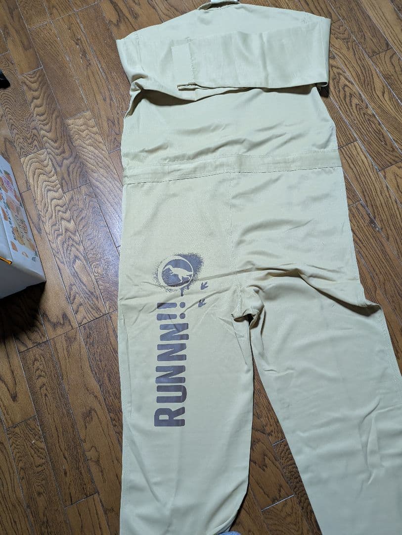 USJ ジュラシック・ワールド オーバーオール・つなぎ ベージュ　男女兼用