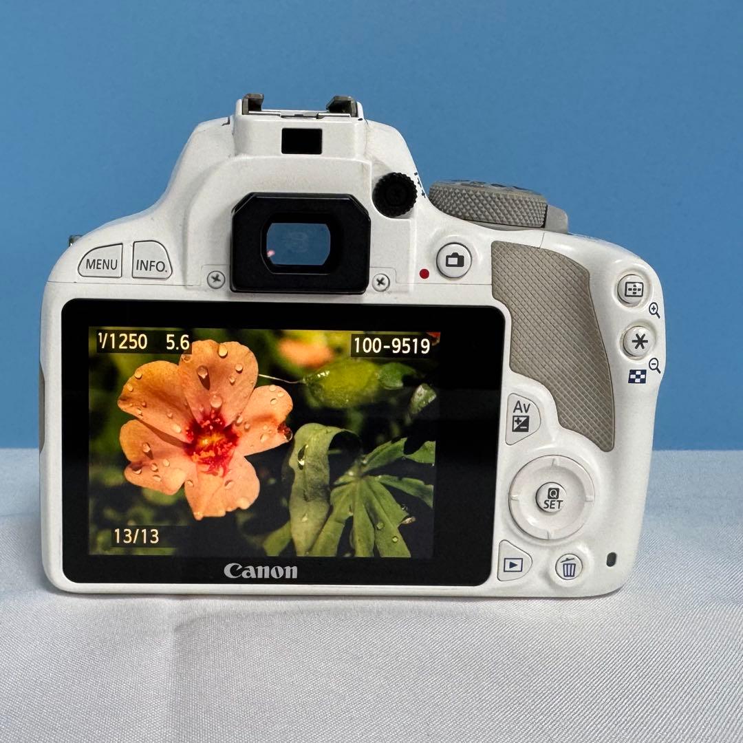 Kiss X7白♥️女性人気◎軽量ボディ×手ブレ補正レンズで撮影快適♪