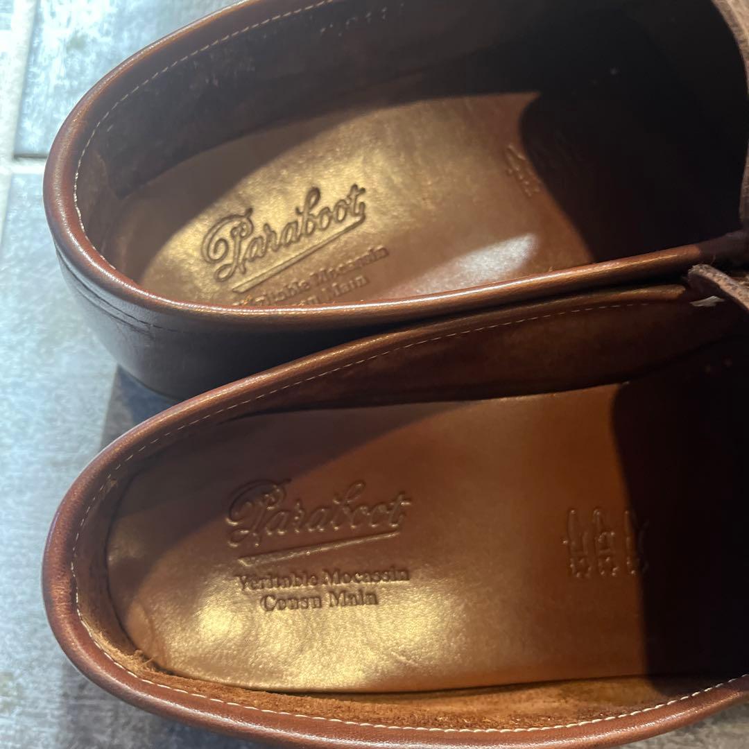 PARABOOT ブラウン　ローファー　スリッポン7 1/2