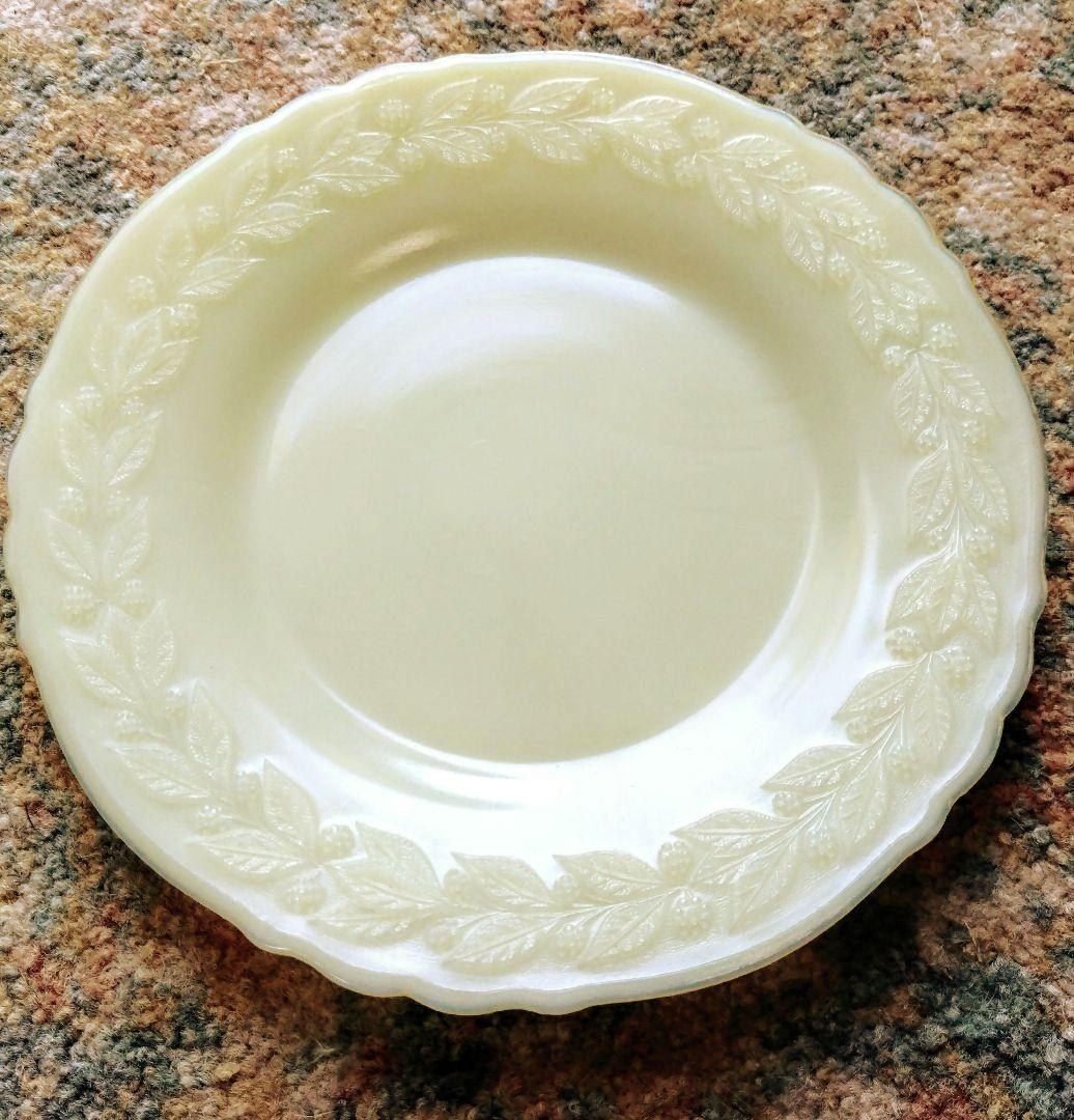 McKee社l／月桂樹柄のの中皿3枚セット　レア アメリカンヴィンテージ