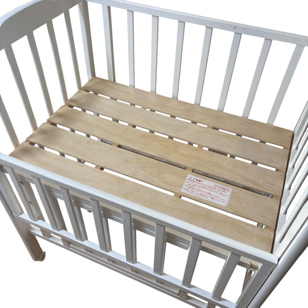 大和屋 Wオープン腰楽ハイミニベッド ベビーベッド