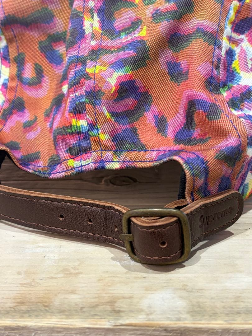 Supreme レオパード柄 キャップ　24FW