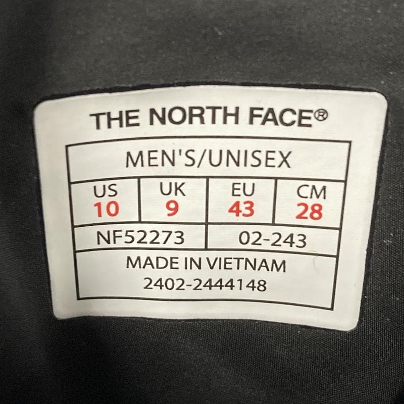 ザ ノースフェイス/ヌプシブーティ ウォータープルーフ 7 ショート/ブラック