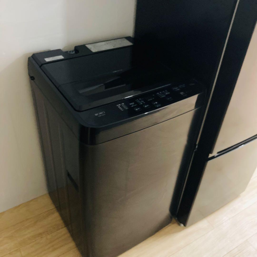 高年式ブラックで揃えたカッコいい一人暮らし家電セット❗️大阪、大阪近郊配送無料