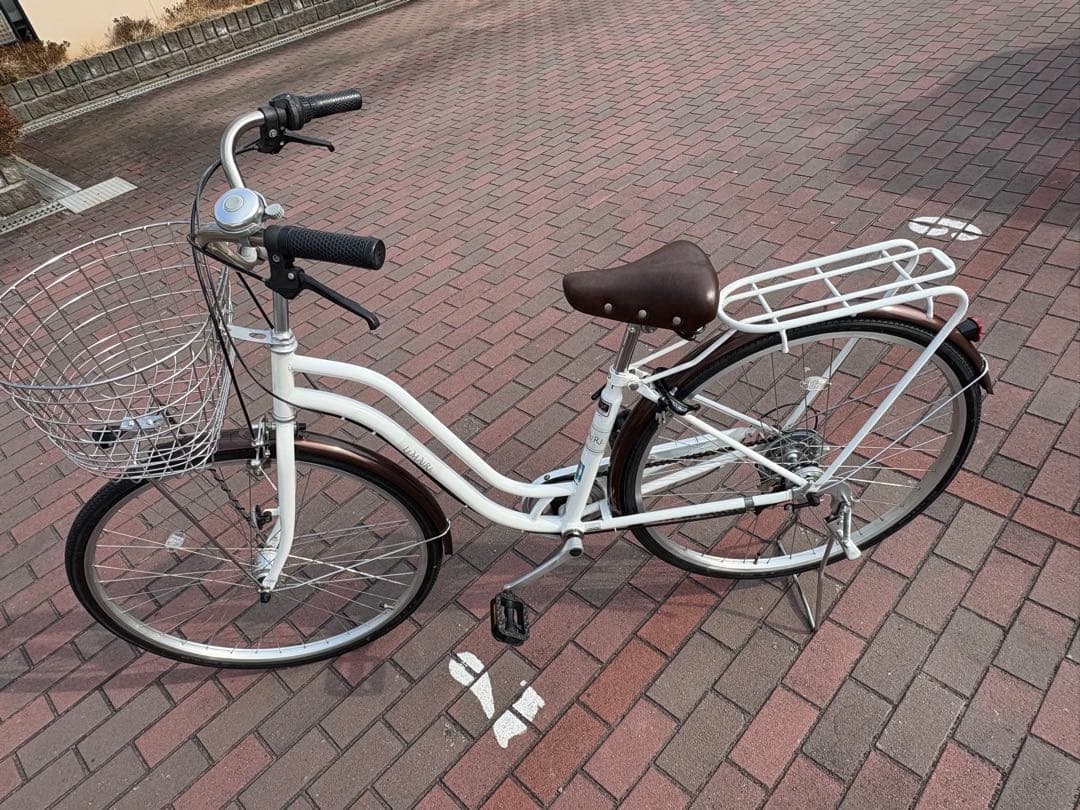 前籠/後子供載せ仕様・ママ(パパ)チャリ(27㌅)配達でもお引き取りでも可能です