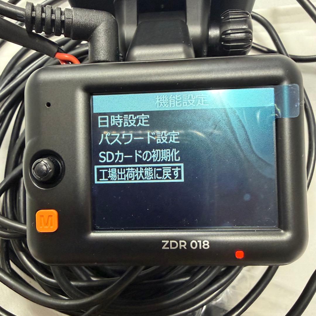 コムテック ドライブレコーダー ZDR018 中古品