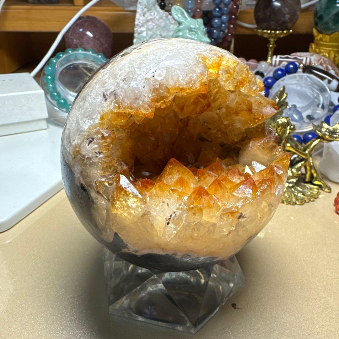 レア❤️ 大物　シトリン　笑い口　金運　天然石　大人気