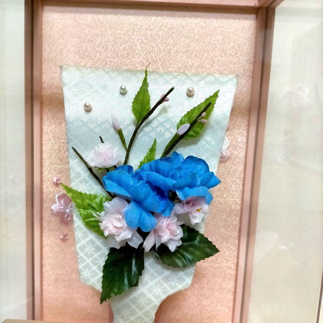 8号 羽子板 ピンク 桜 アクリルケース フラワー