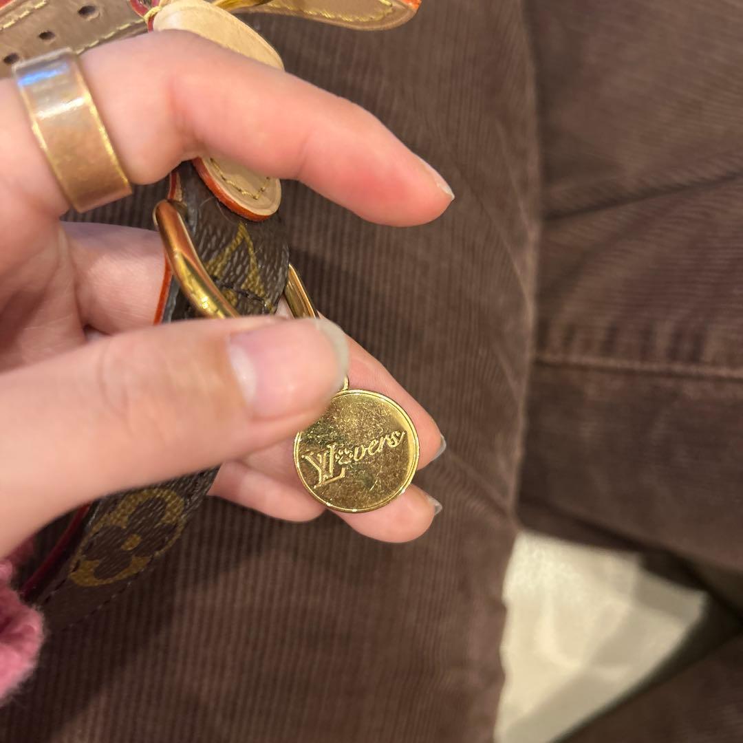 Louis Vuitton レザー首輪 ドックカラーMM