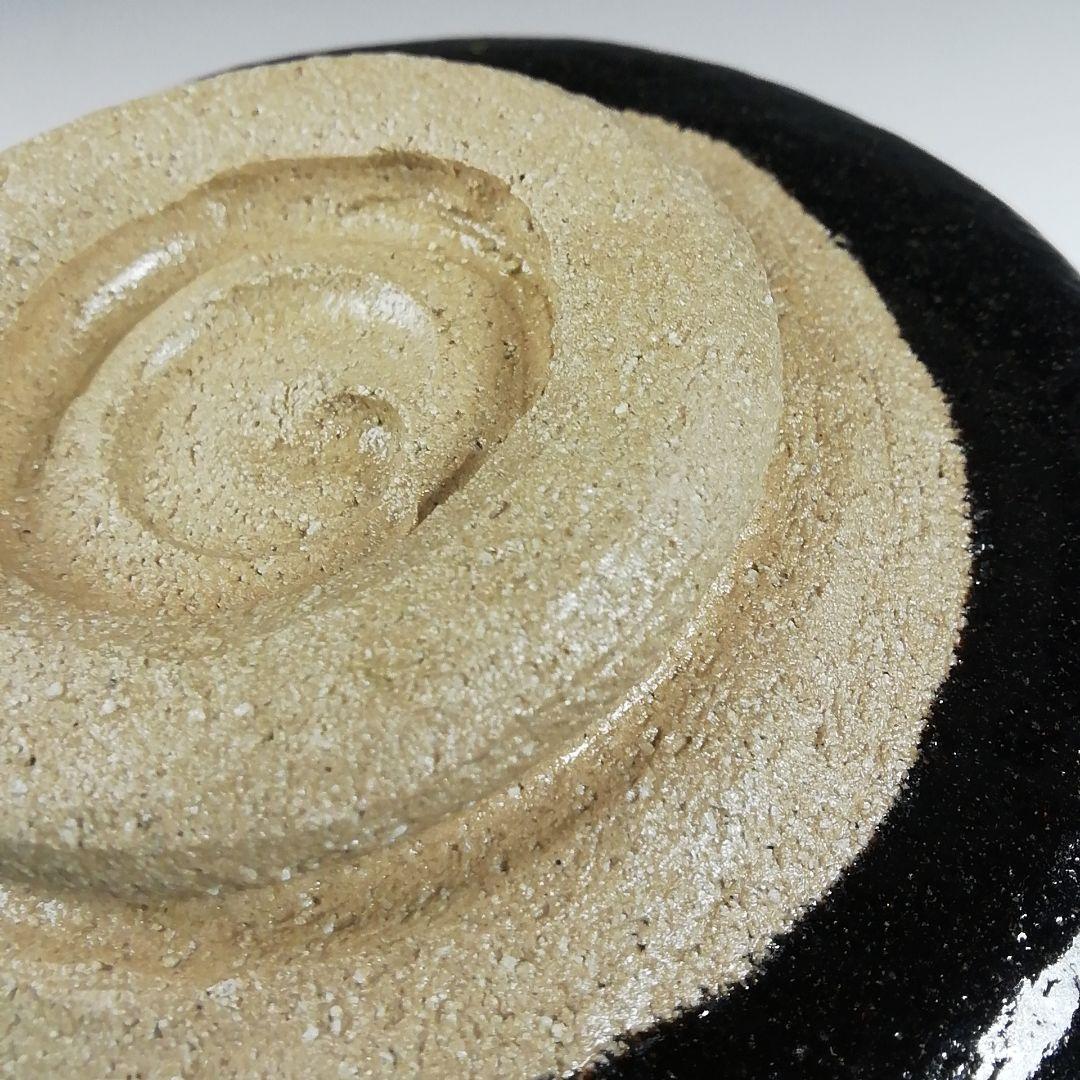 Ｔ５８５　茶碗　『黒小野小町』『桧垣佳山 造』　共箱　抹茶碗　茶道具