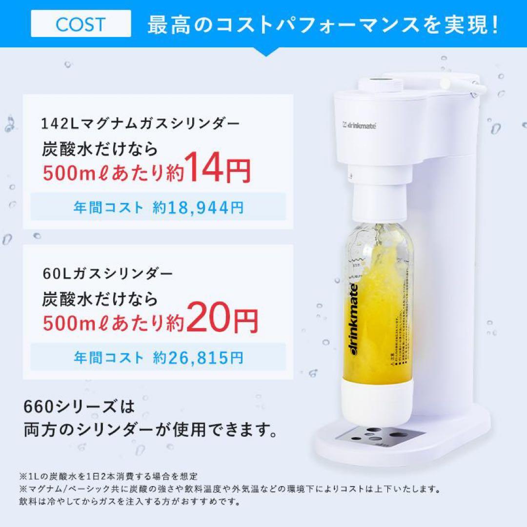 ✨️超メルカリ市限定価格✨️ドリンクメイト Series 660 新品未使用