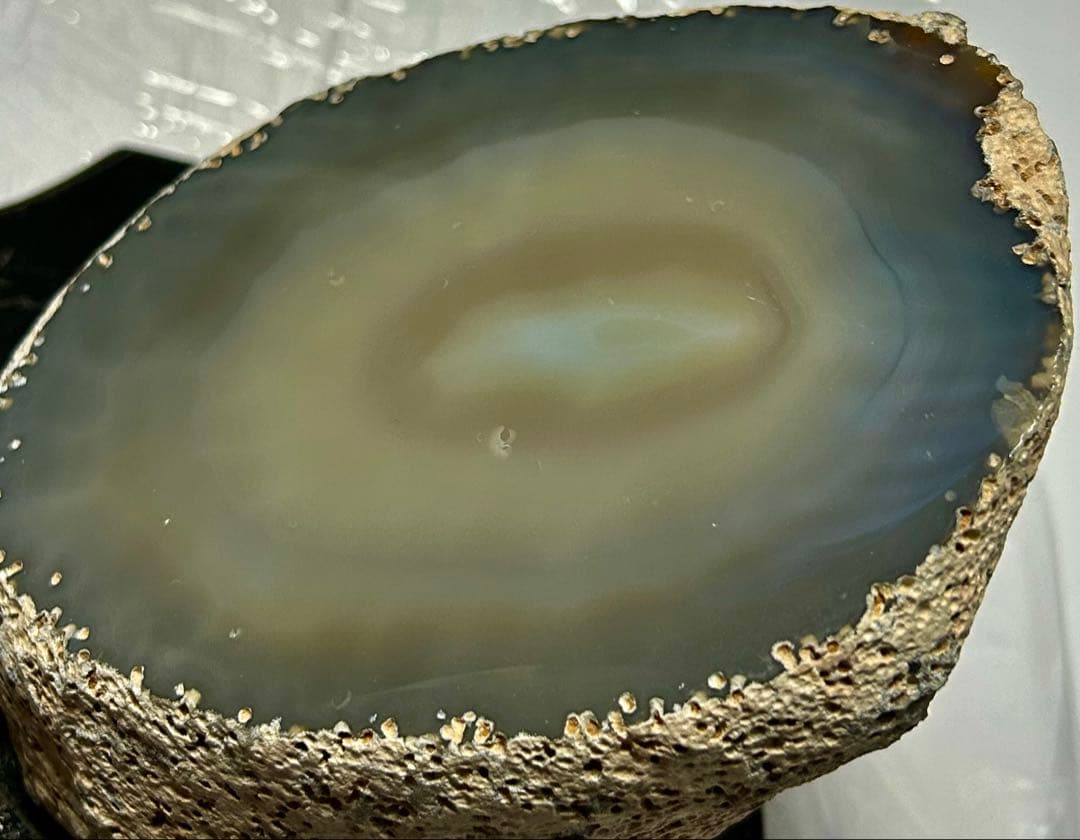 アゲート ルースストーン グレー