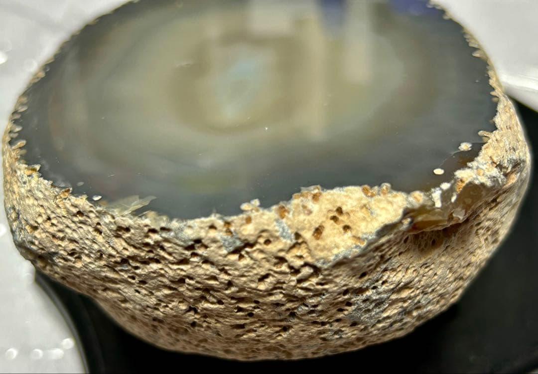 アゲート ルースストーン グレー