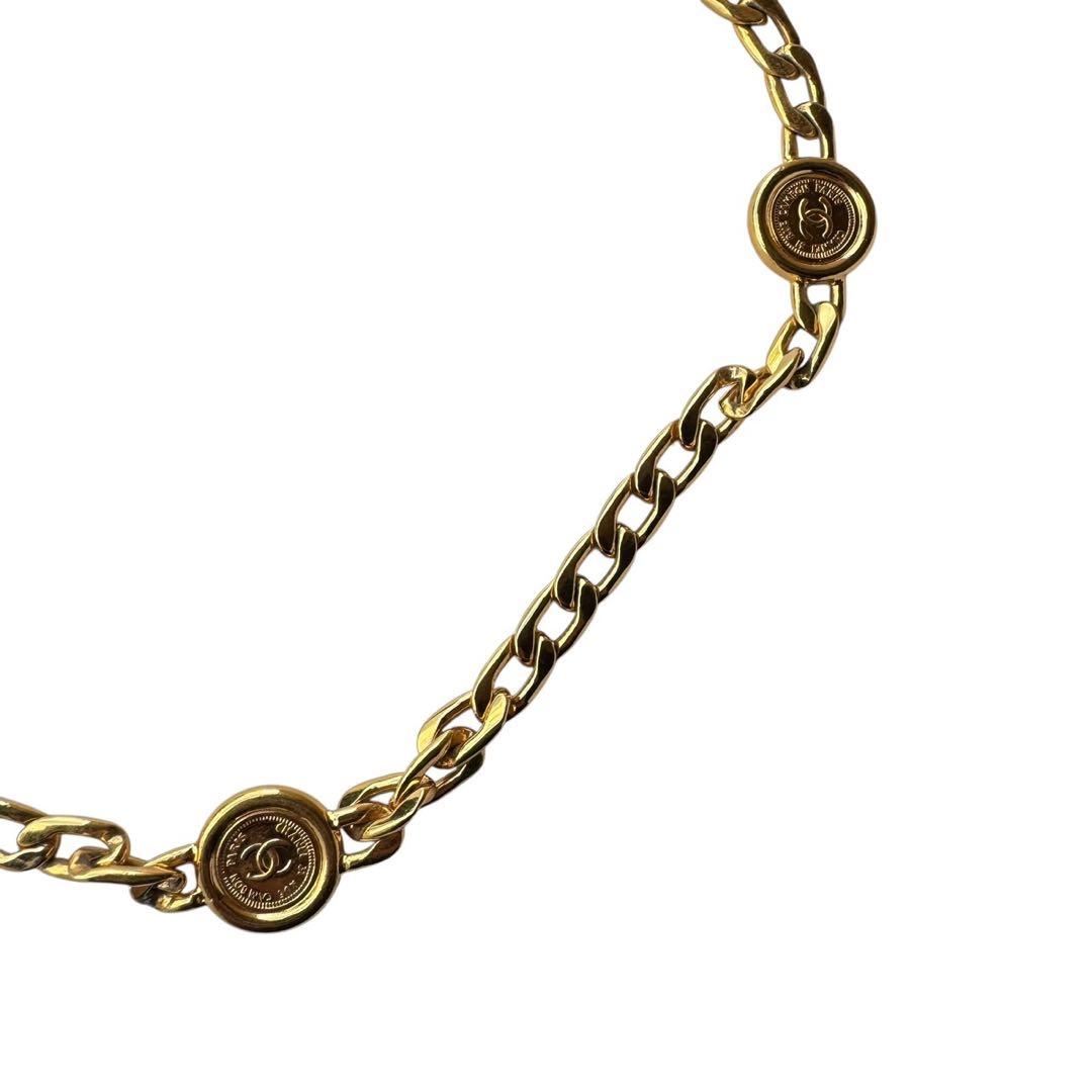 希少CHANEL シャネル ココマーク ヴィンテージ チェーンベルト96P