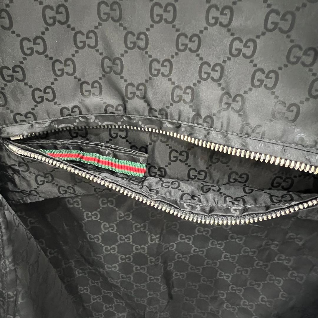 【超レア】48 GUCCI ブルゾン　GG総柄　グッチ　ナイロン　ジャンパー