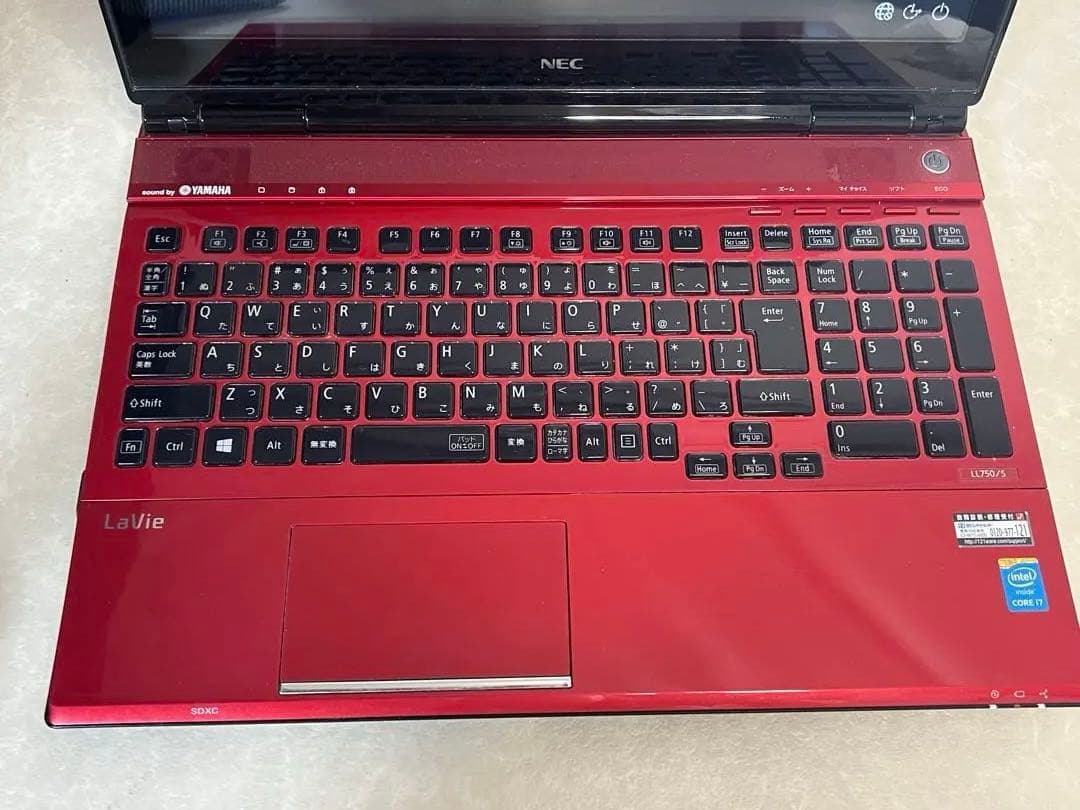 Windowsノート本体 NEC LAVIE NS700/SSR i7/8GB/500GB