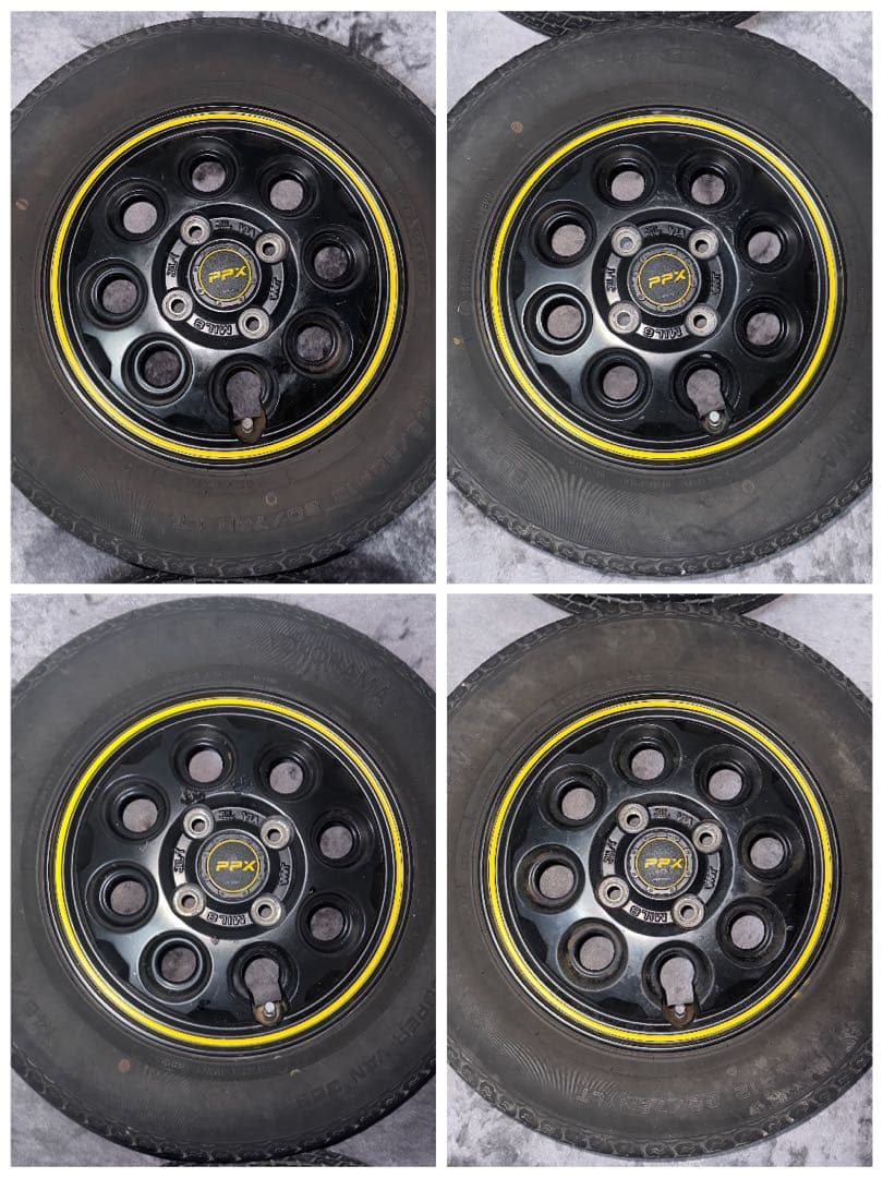 PPX タイヤ・ホイールセット 145/80R12