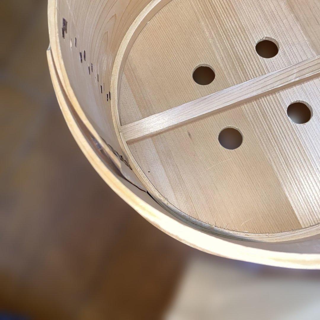 大型　曲げわっぱのセイロ　二段