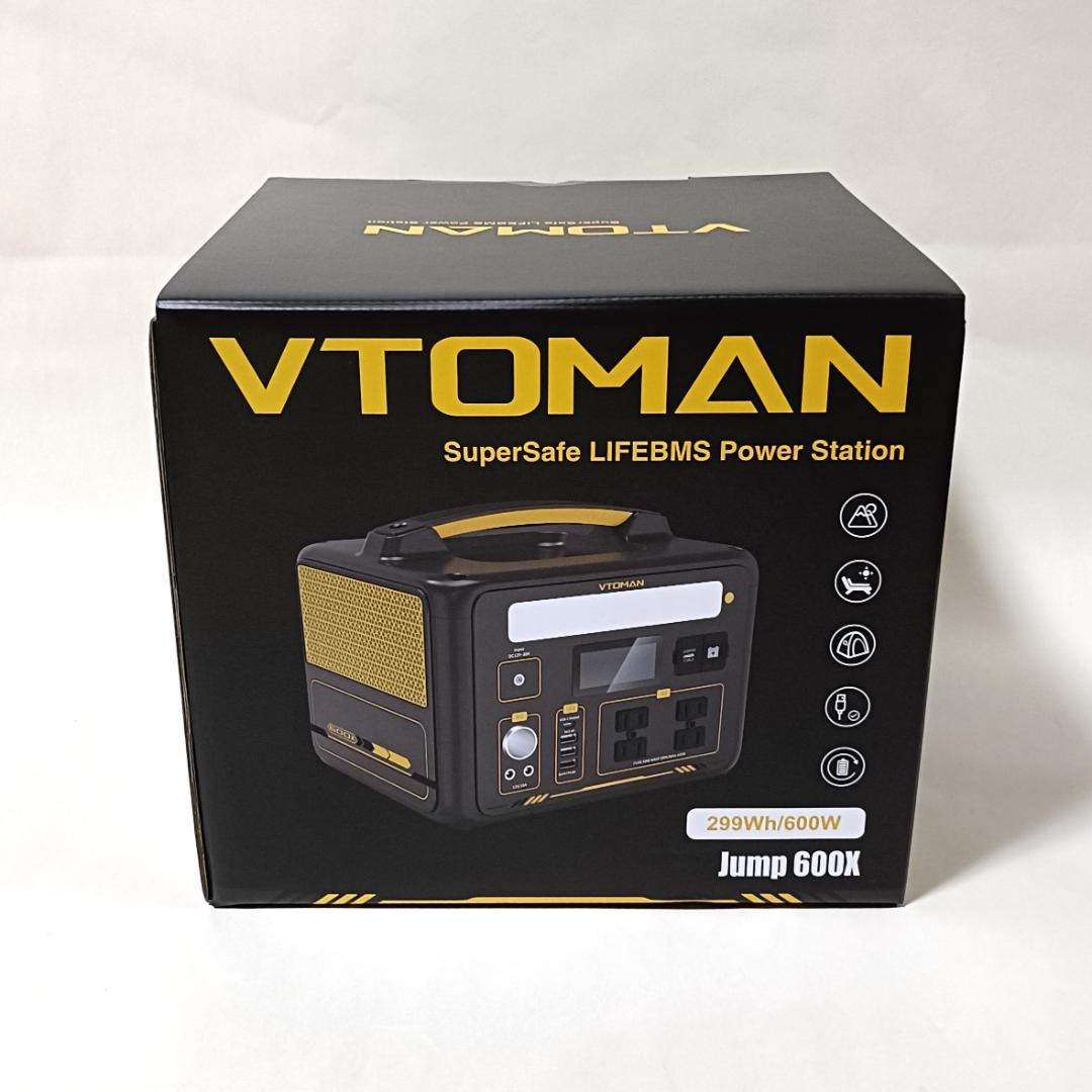 VTOMAN ポータブル電源600X 299Wh リン酸鉄リチウムイオン電池