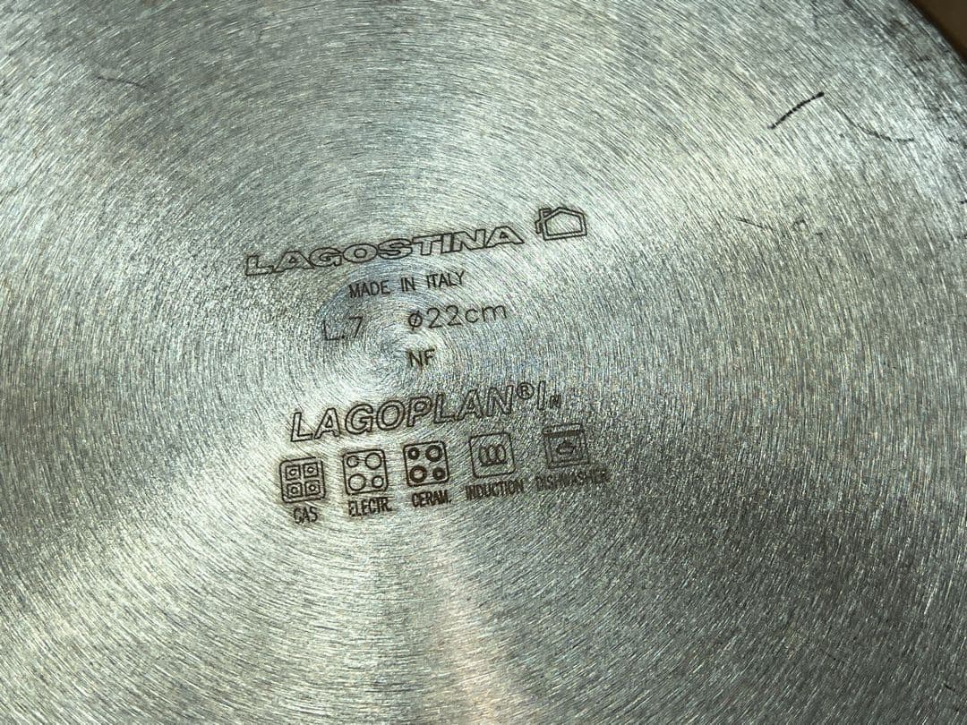 ラゴスティーナ ステンレス圧力鍋 22cm 7L